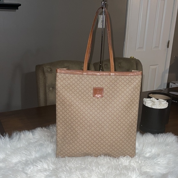 Celine Macadam Vertical Tote, Vintage - Picture 2 of 10